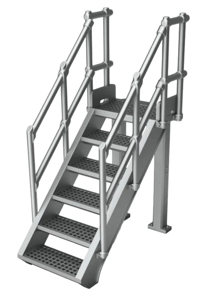 N Gauge Access Steps (V1.5) (Pack of 4) - Unpainted Model Kit