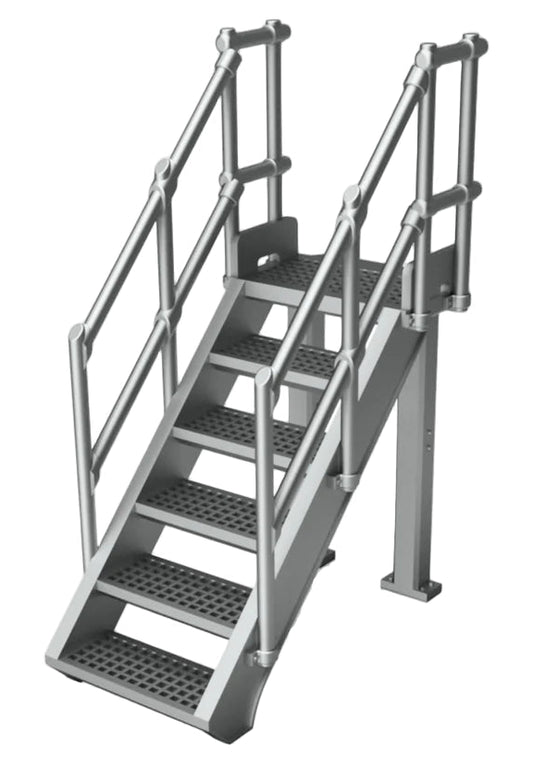 N Gauge Access Steps (V1.5) (Pack of 4) - Unpainted Model Kit