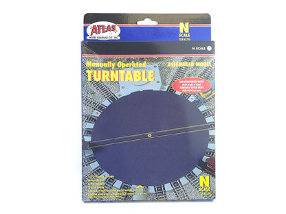 Atlas 2790 N Gauge Manually Operated Turntable, 7.5" diameter