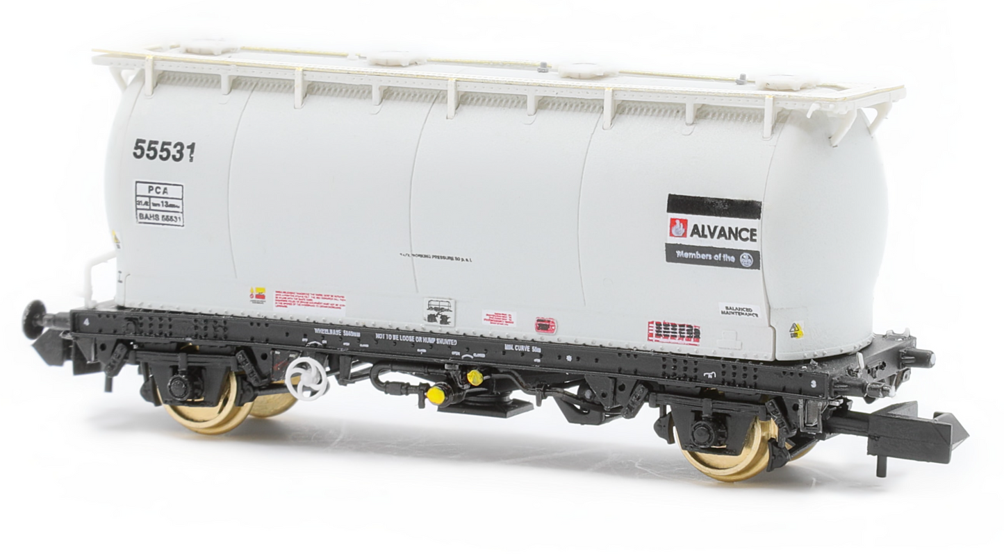 Pack of 4 Alvance branded PCA tanks (no ladders). Numbers: 55531, 55544, 55556, 55569