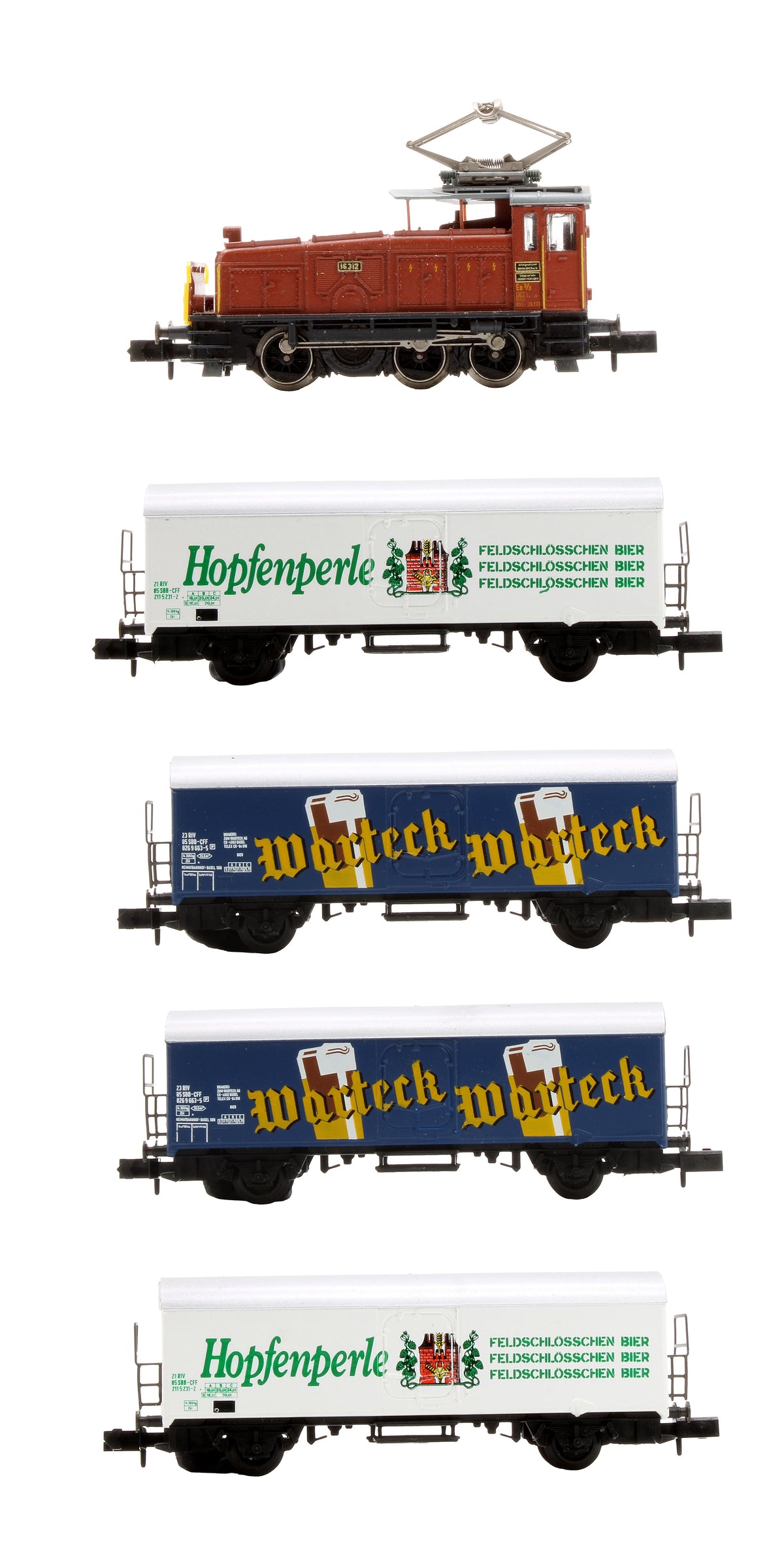 Pre-Owned 0161 Schweizer Bierzug train pack