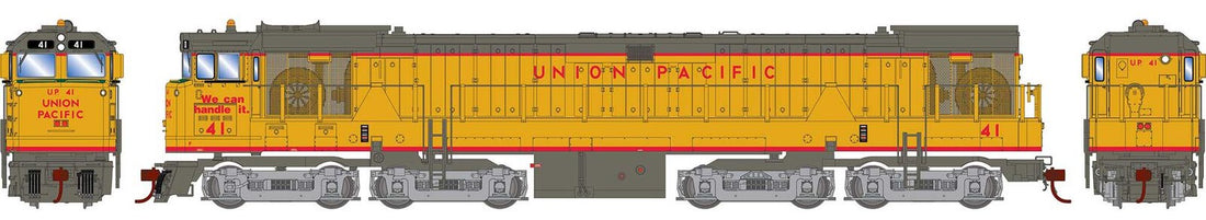 Athearn ATHG41175 HO U50 Locomotive, UP #41 - DCC Sound – Rails