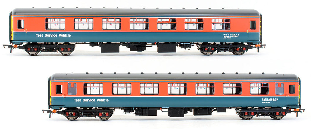 Pre-Owned BR MK.2B Derby RTC Test Service Vehicles (Ex-FK) Twin Pack 977528 & 977529 - Limited Edition