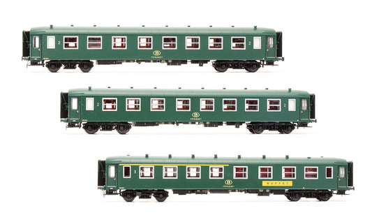 Pre-Owned Set 42 111 Set Of 3 SNCB passenger Coaches