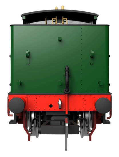 GWR 517 Class 0-4-2 202 Lined G.W Green Red Frames Steam Locomotive