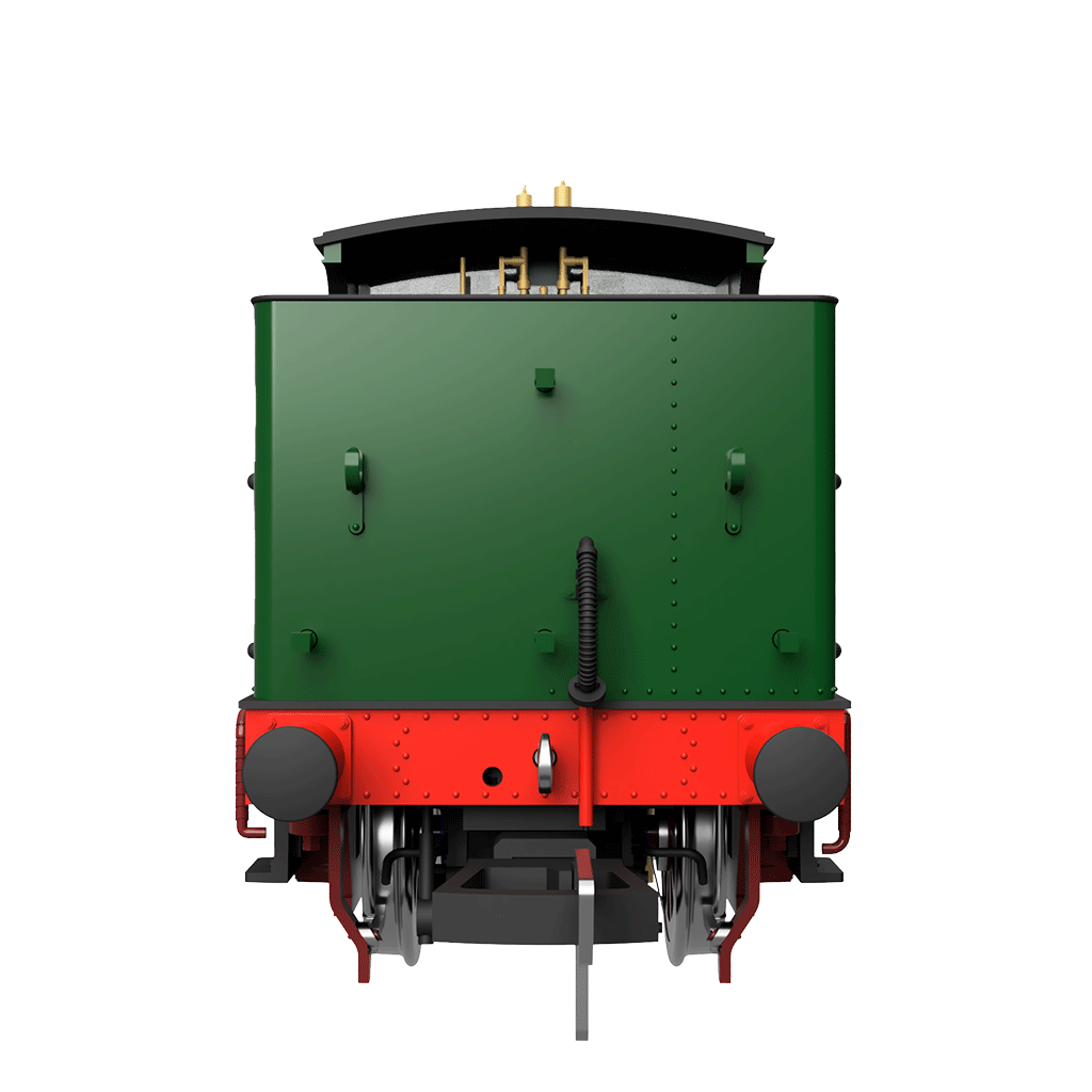 GWR 517 Class 0-4-2 202 Lined G.W Green Red Frames Steam Locomotive - DCC Fitted