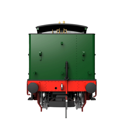 GWR 517 Class 0-4-2 202 Lined G.W Green Red Frames Steam Locomotive - DCC Fitted