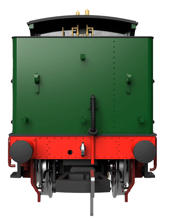 GWR 517 Class 0-4-2 1158 G.W. Green Steam Locomotive - DCC Sound