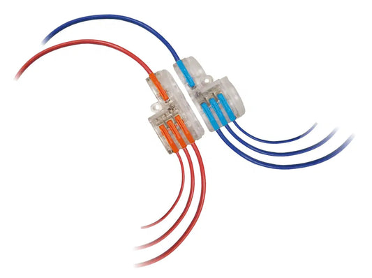 DCW-iLSS.12 Solder-Free 1 Terminal-IN, 3 Terminal-OUT i-Link Connectors (12-pack)