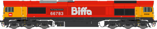 Class 66 783 GBRF Biffa 'The Flying Dustman' Diesel Locomotive - DCC Sound