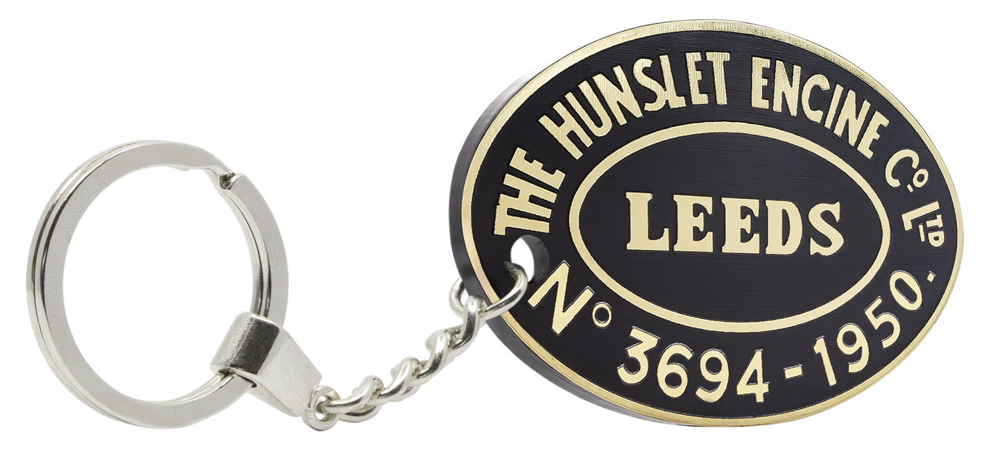 Hunslet Worksplate Keyring - 3694 Whiston