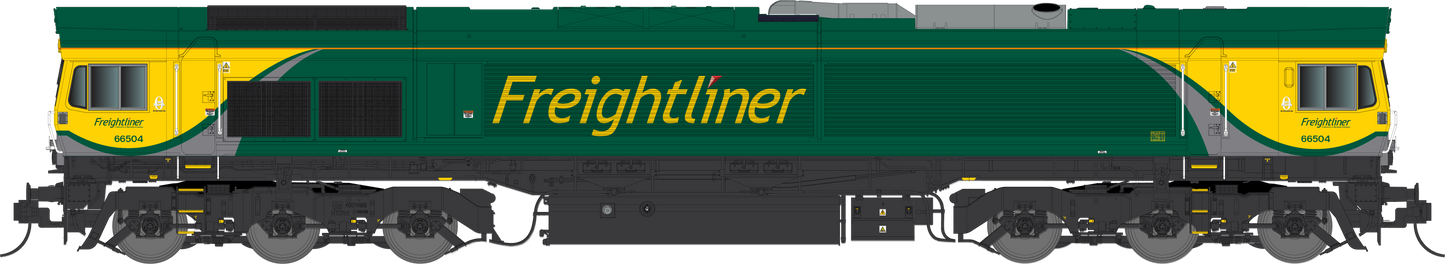 Class 66 504 Freightliner Powerhaul Livery Diesel Locomotive - DCC Sound