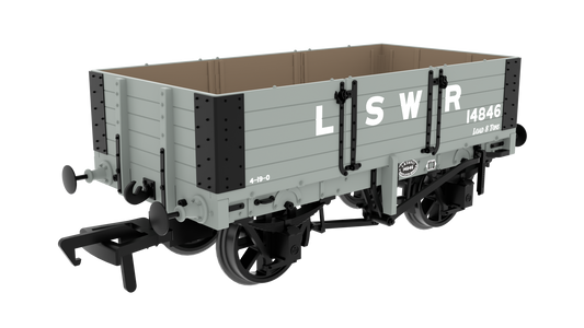 845010 MR D299 5-Plank Open - LSWR Grey No.14846