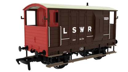 820001 LSWR/WD 20T Brake Van - No. 6529 LSWR Brown