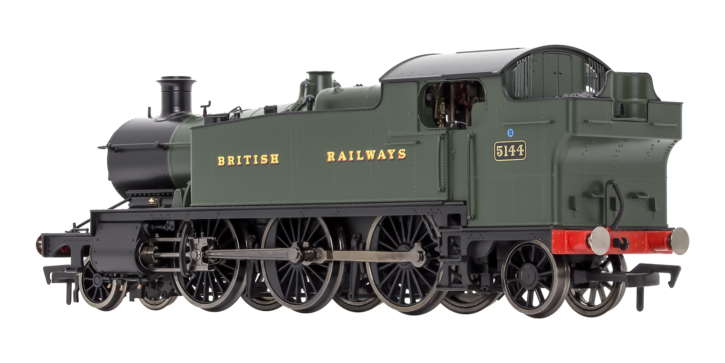 Large Prairie 5144 GWR Green British Railways Steam Locomotive