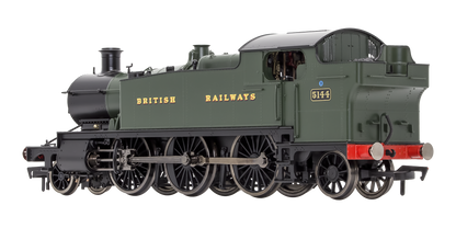 Large Prairie 5144 GWR Green British Railways Steam Locomotive - DCC Fitted