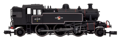 Ivatt 2-6-2T 41319 BR Late Crest Lined Black - DCC Fitted
