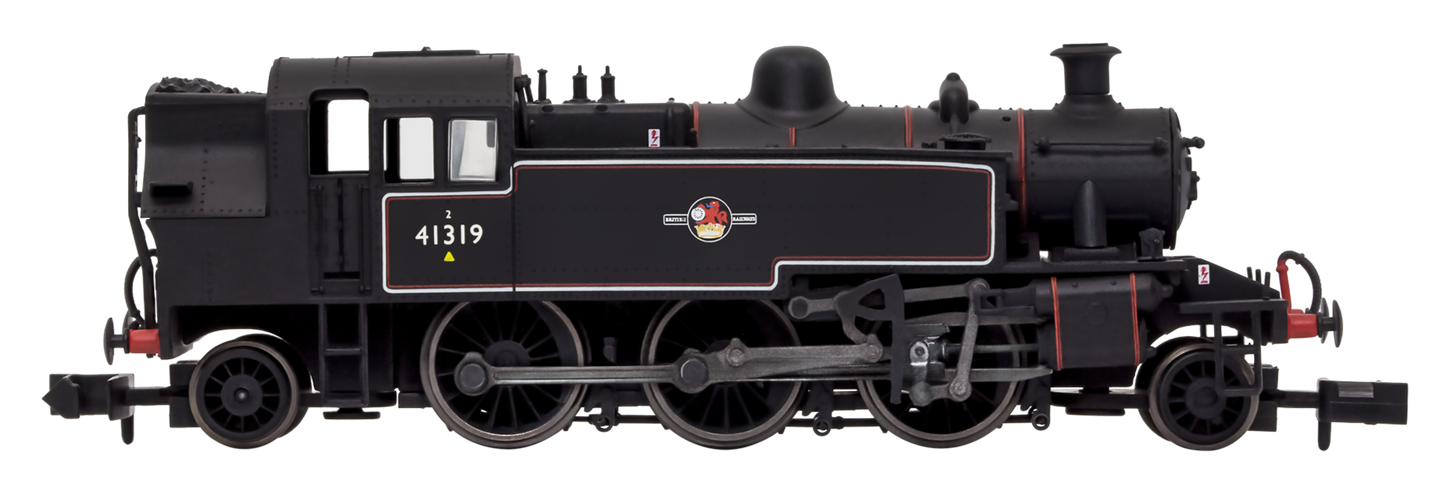 Ivatt 2-6-2T 41319 BR Late Crest Lined Black