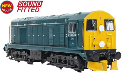 371-032CSF Class 20/0 Disc Headcode & Tablet Catcher Recess 20098 BR Blue Diesel Locomotive - DCC Sound