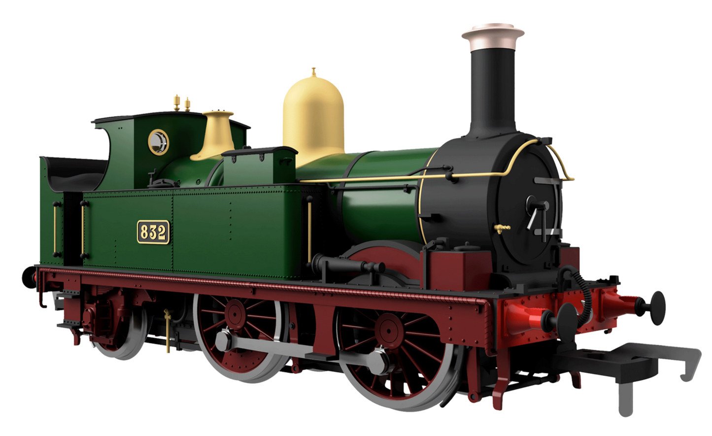 GWR 517 Class 0-4-2 1158 G.W. Green Steam Locomotive - DCC Sound