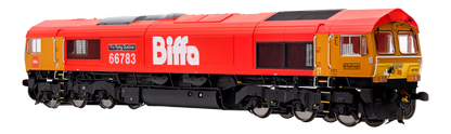 Class 66 783 GBRF Biffa 'The Flying Dustman' Diesel Locomotive - DCC Sound