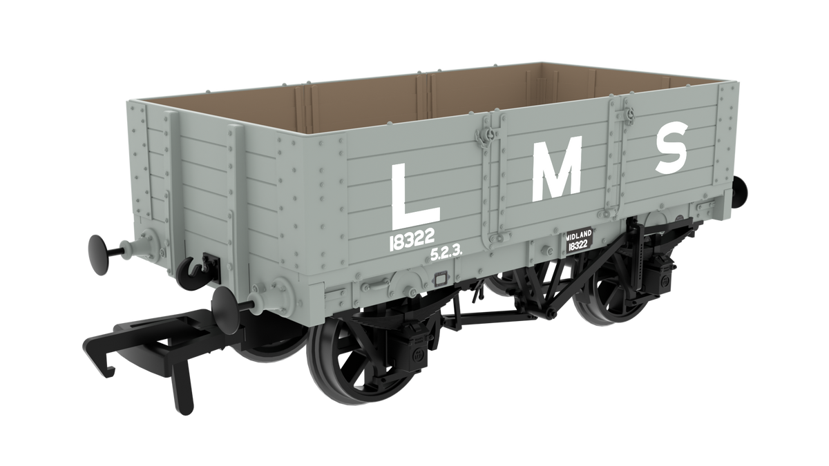845005 MR D299 5-Plank Open - LMS Grey No.18322