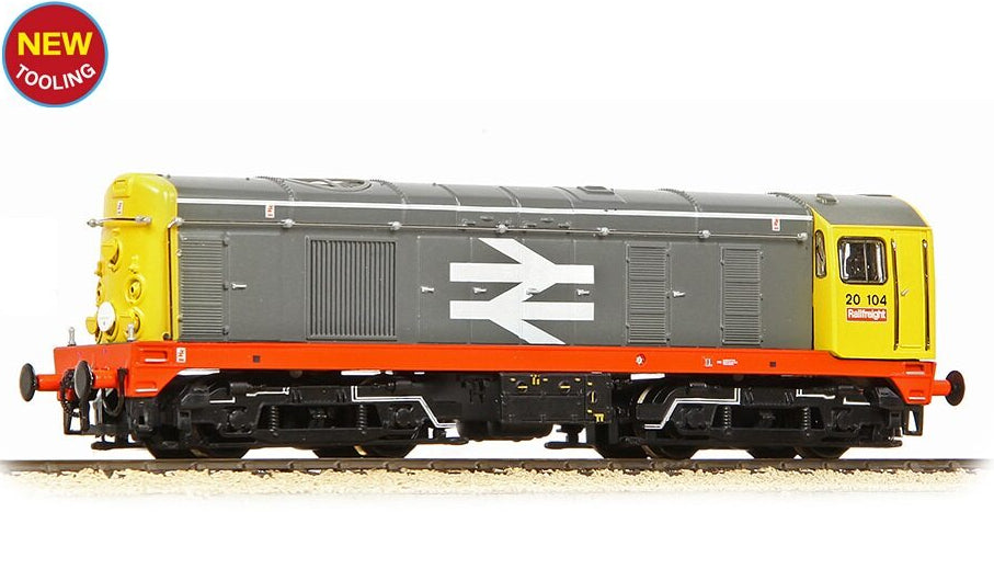 371-039A Class 20/0 Disc Headcode 20104 BR Railfreight (Red Stripe) Diesel Locomotive