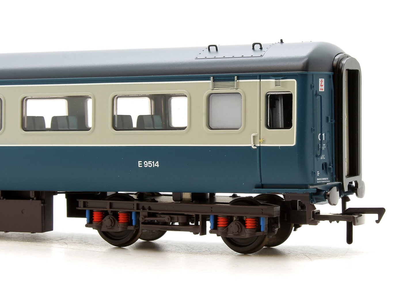 Pre-Owned BR MK2F BSO Brake Second Open Blue & Grey Intercity Coach e9514 - DCC Fitted