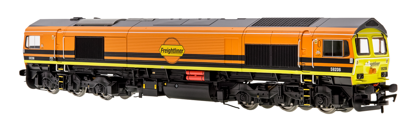 Class 59 59206 Freightliner Orange John F Yeoman Diesel Locomotive - DCC Fitted