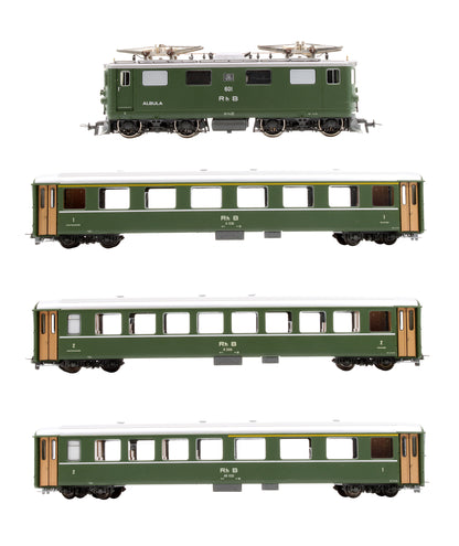 Pre-Owned 7215 100 Express Train Set Of The Rhaetian Railway
