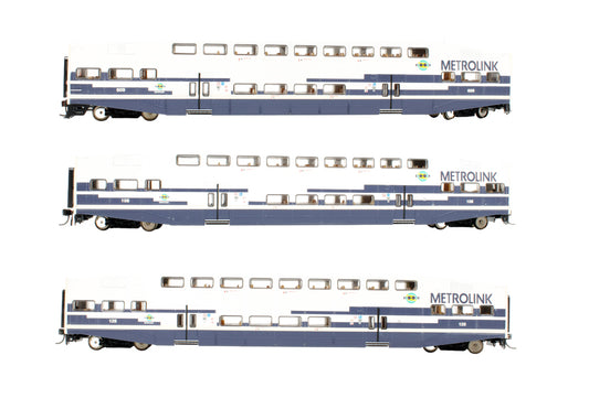 Pre-Owned 25920 Bombardier Control Car & Coach 3 Car Set 'Metrolink'