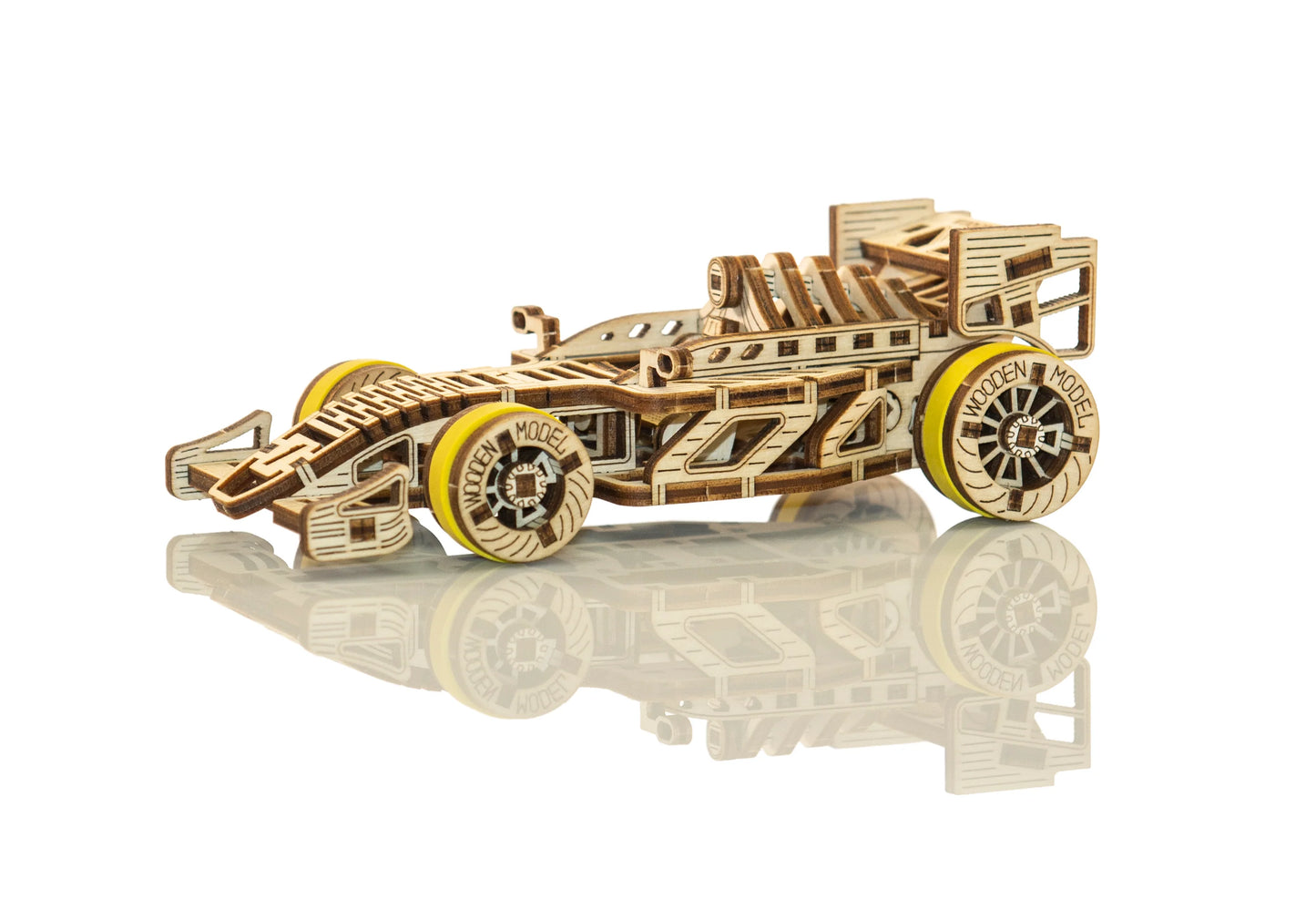 3D Wooden Car Puzzle - Grand Prix Car