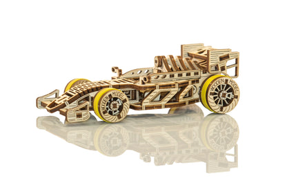3D Wooden Car Puzzle - Grand Prix Car