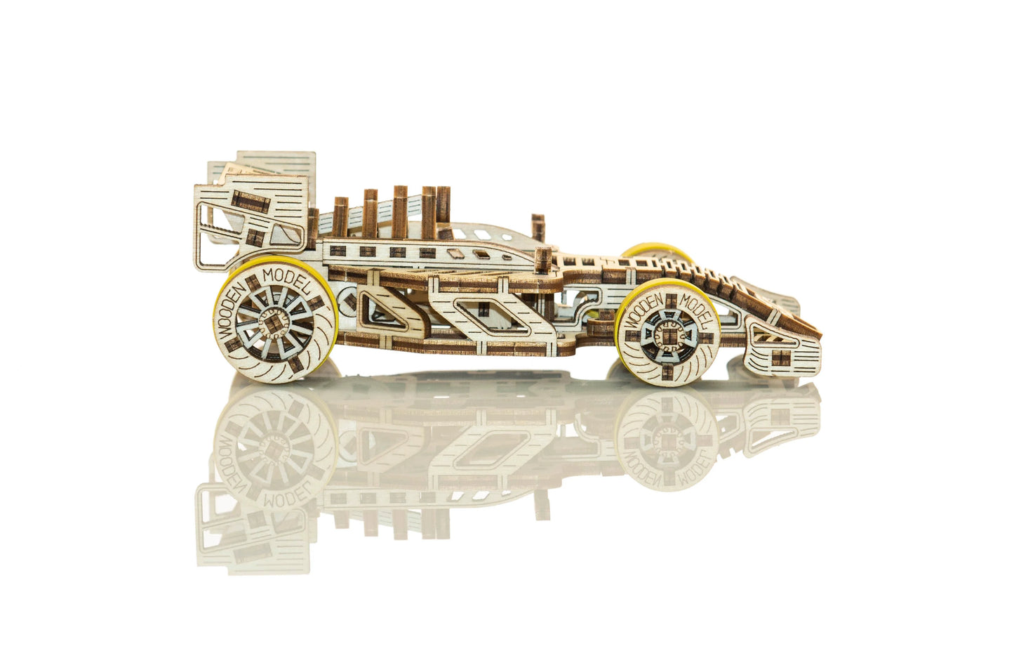 3D Wooden Car Puzzle - Grand Prix Car