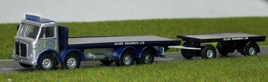 DA98 AEC Mammoth Major F/bed - Silver Roadways
