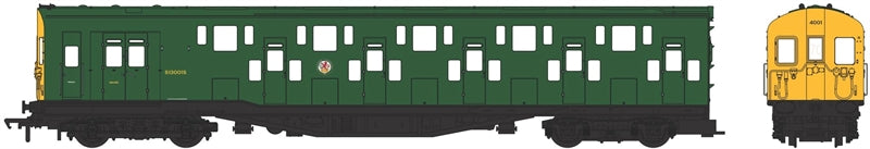 Bulleid Class 4DD Double Decker 4 Car EMU 4001/4901 BR Green with Full Yellow Ends