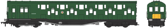 Bulleid Class 4DD Double Decker 4 Car EMU 4002/4902 BR Green with Small Yellow Ends - DCC Fitted