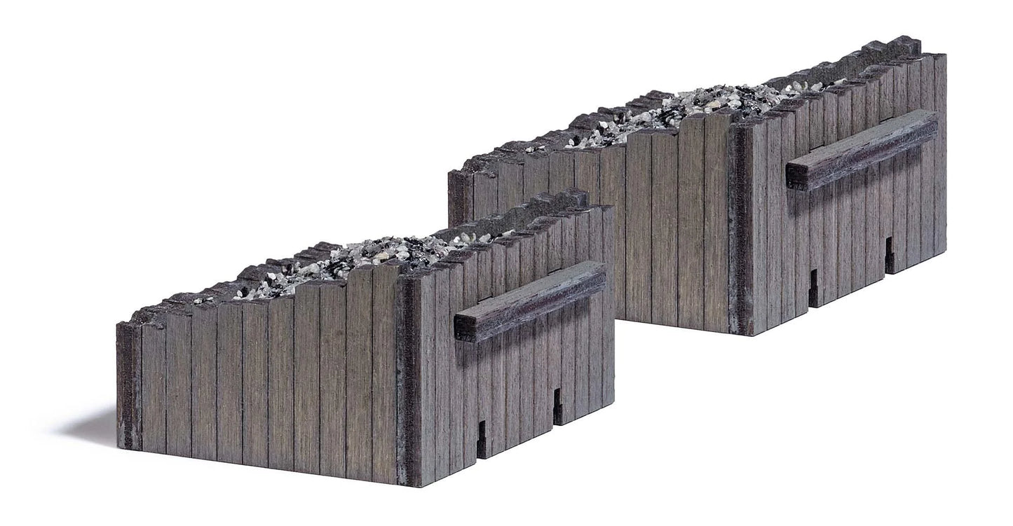 BUS1395 2 wooden buffer stops