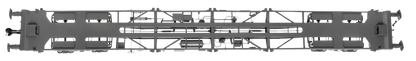 7F-042-040U KFA Tiphook Black VNH-1 Bogies Blue Body Unnumbered