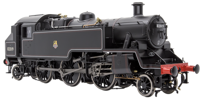 British Railways Standard 3MT 2-6-2T Lined Black Early Crest 82019 - Steam Tank Locomotive - DCC Fitted