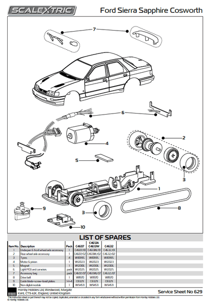 Ford Sierra Sapphire Cosworth - 1991 Monte Carlo Rally - Francois Delecour
