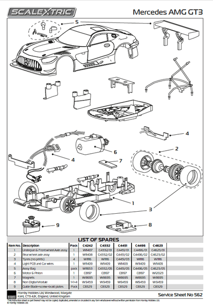 Mercedes AMG GT3 - British GT 2024 - 2Seas Motorsport