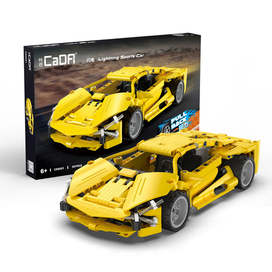 C52021W 1:18 Lightning Pull-Back Sports Car - 357 pcs