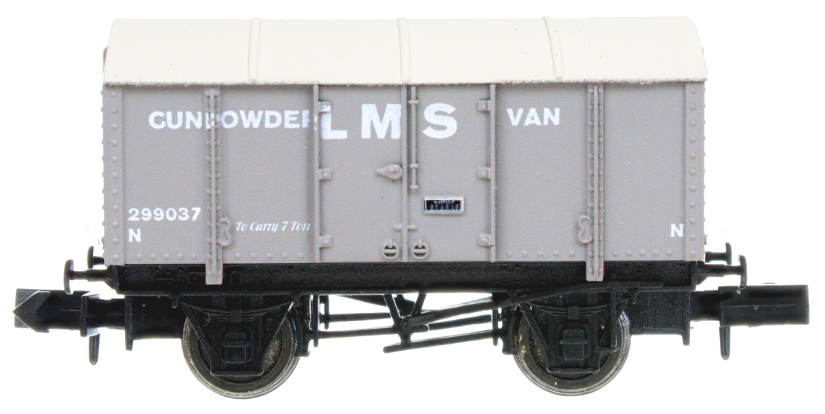 2F-013-102 Gunpowder Van LMS 299037 - Weathered
