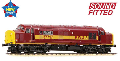 372-113SF Class 37/7 37717 'Berwick Middle School' EWS Diesel Locomotive - DCC SOUND