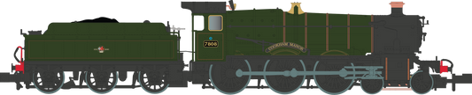 4-6-0 Cookham Manor 7808 Lined BR Green Late Crest - DCC Fitted
