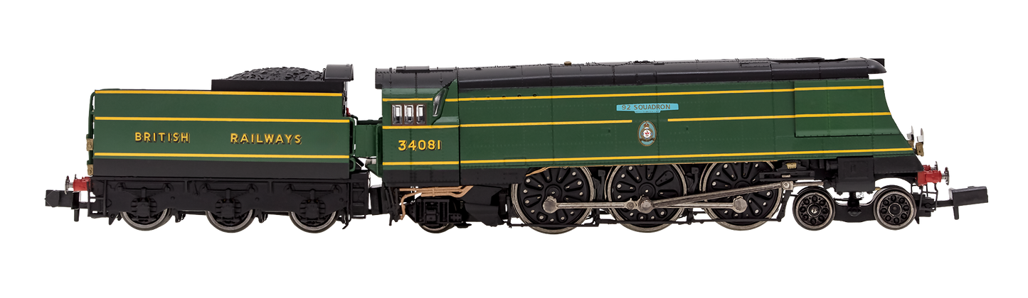 Battle of Britain ‘92 Squadron’ 34081 SR Malachite Green “British Railways” - DCC Fitted