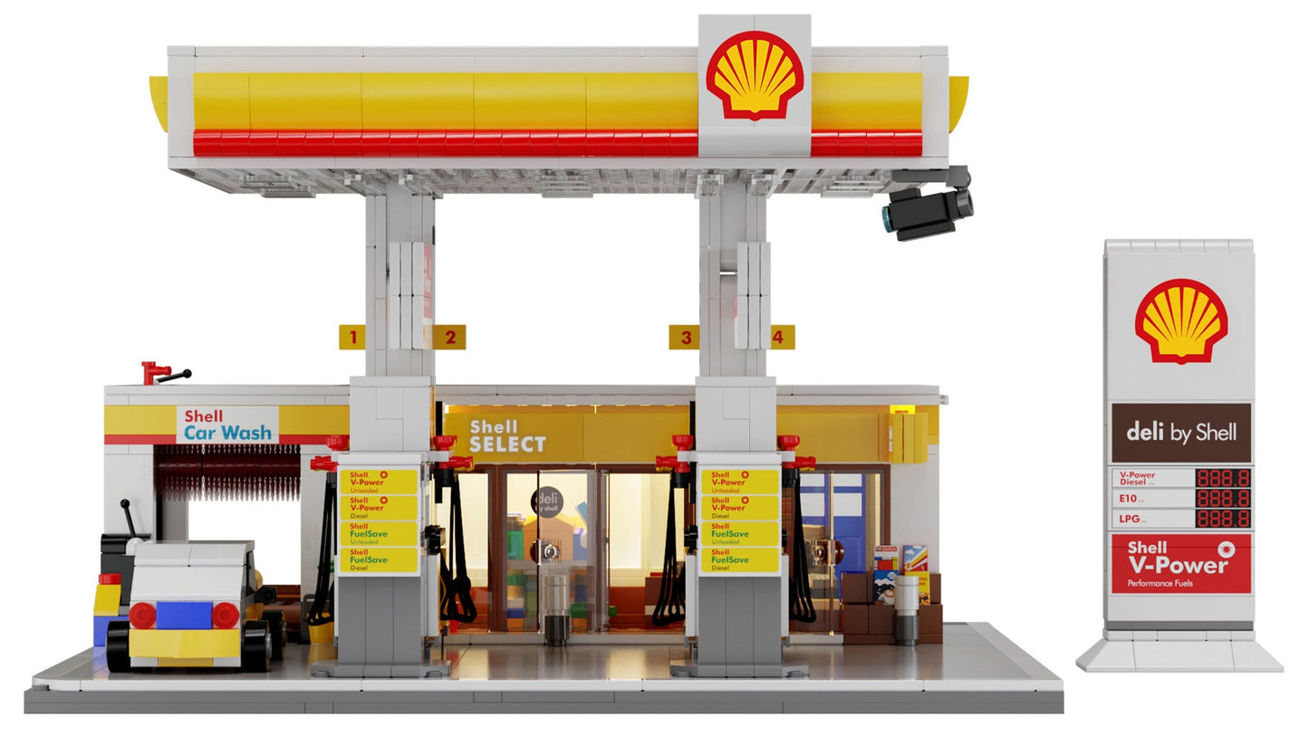 C66026W Shell Retail Station - 1309 pcs