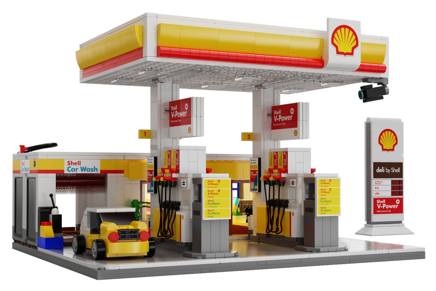 C66026W Shell Retail Station - 1309 pcs