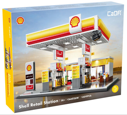 C66026W Shell Retail Station - 1309 pcs